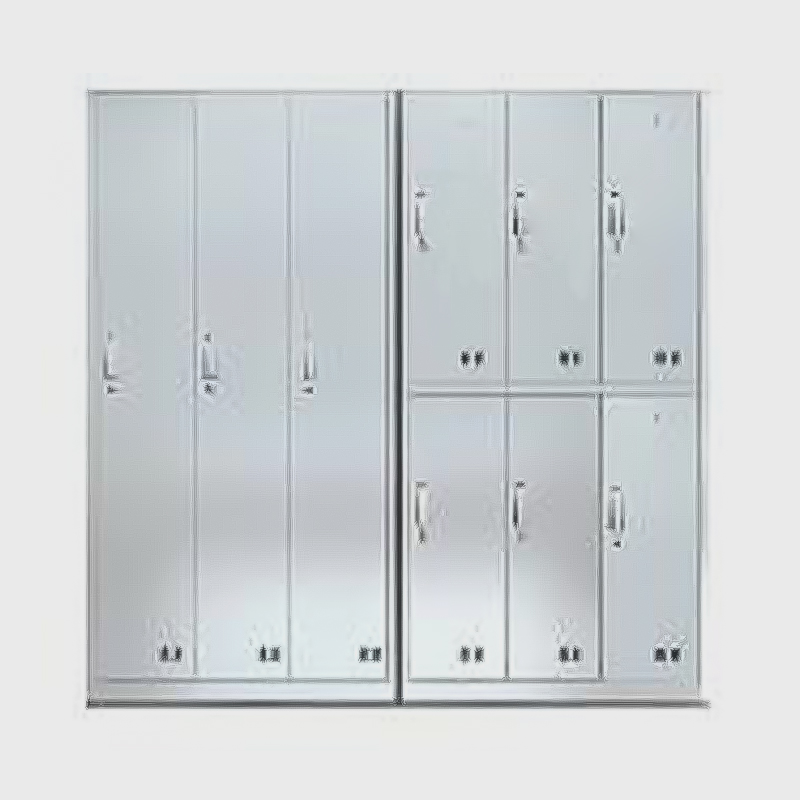 Sykehus i rustfritt stål skap/skoskap-serien