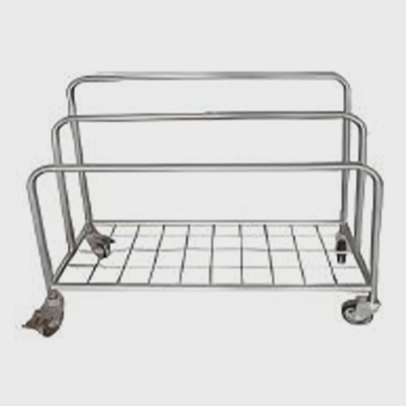 Papirdispenservogn i rustfritt stål